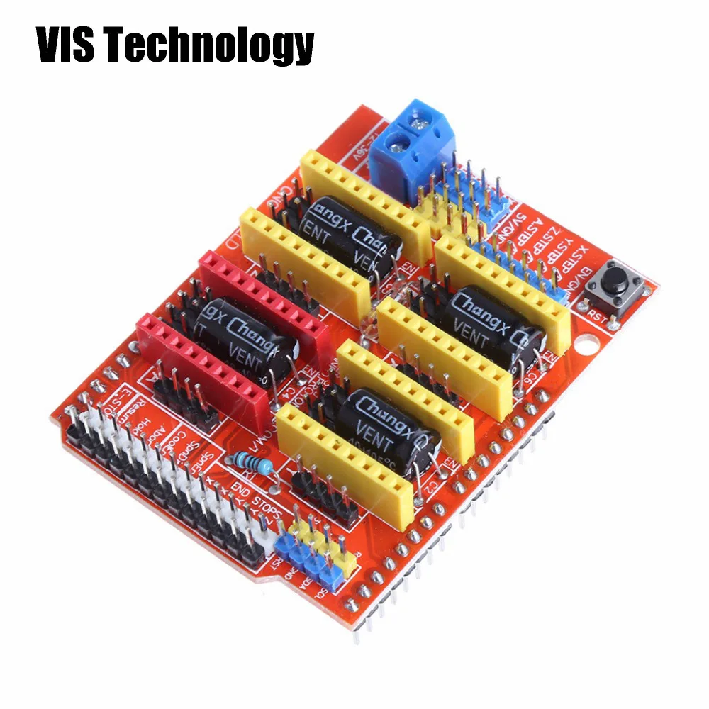 3D V3 ЧПУ щит гравировальный станок + UNO R3 CH430 с USB A4988 Reprap Шаговые драйверы для GRBL arduino