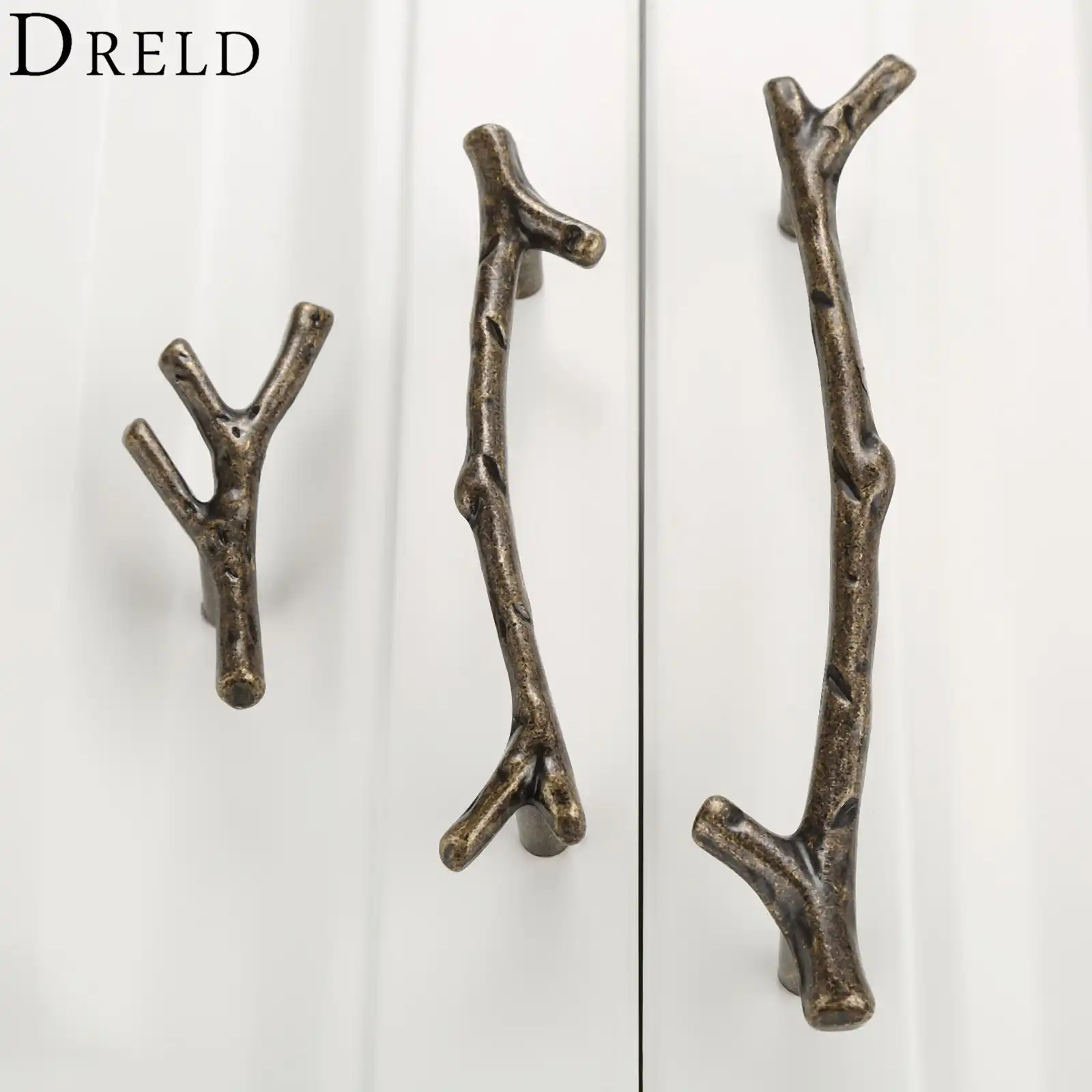 Dreld Door Knobs Tree Branch Furniture Handles Cabinet Knobs And