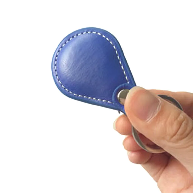 

1PC RFID EM4100 Leather keychain tag 125KHZ Low frequency