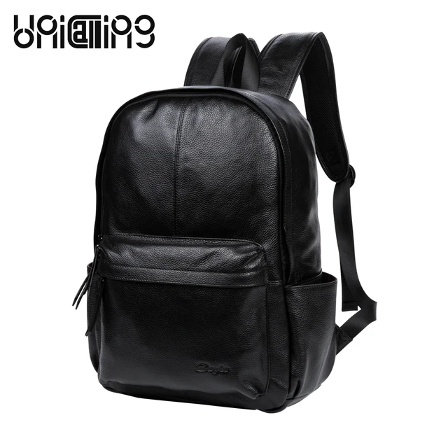 UniCalling men leather backpack men bag casual backpack stylish ...