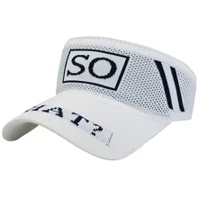 Для женщин мужчин солнцезащитные козырьки длинные шляпы с полями кепки s эластичный Вязаный Гольф Пустой Топ бег спортивные шапки