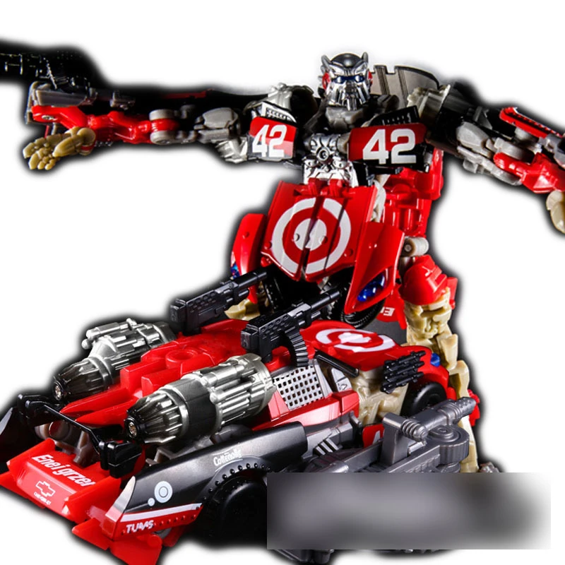 

Thf02 Deluxe Red Transformation Figma Robot Deformable Car ABS OP Commander Big Size Plastic Collection Gift Toy For Child