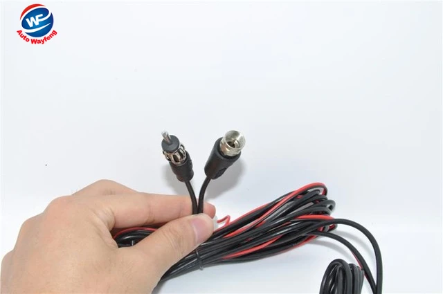 

F connector for Europe Car Auto TV Booster FM Radio Digital DVB-T CAR Digital TV Antenna Aerial F+FM Radio Booster Antenna