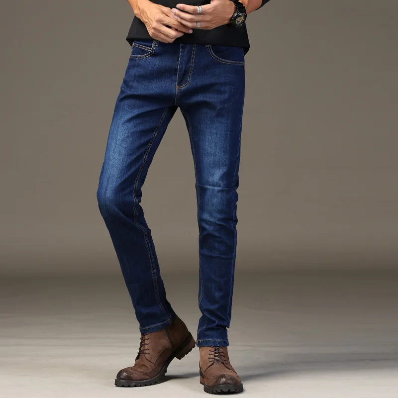 

2017 Spring new style Man straight high quality Straight jeans men's cotton casual jeans young man's jeans men size 32-38
