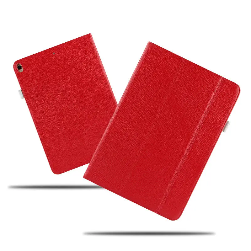 Чехол из воловьей кожи для ipad pro 10,5 дюймов, новинка, защитный смарт-чехол из натуральной кожи для планшета Apple ipad pro 10,5, чехол, протектор - Цвет: red