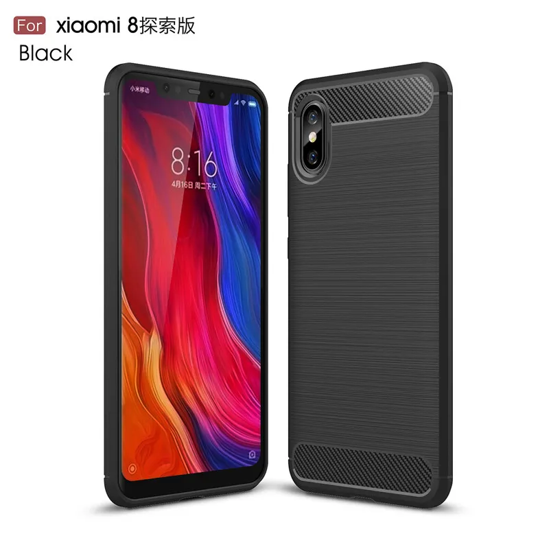 For xiaomi mi 8 pro global version Cases Cover Carbon Fiber Texture Brushed Soft Silicone TPU Back Cover for xiaomi mi8 pro
For xiaomi mi 8 pro global version Cases Cover Carbon Fiber Texture Brushed Soft Silicone TPU Back Cover for xiaomi mi8 pro