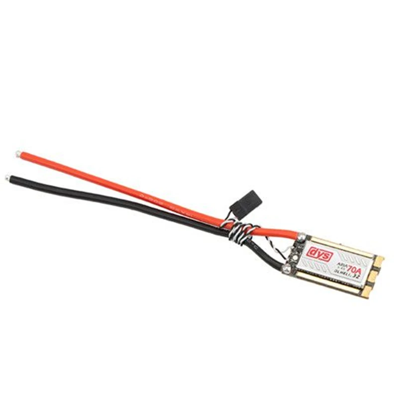 

Free shipping DYS Aria BLHeli_32bit 70A Brushless ESC 3-6S Dshot1200 Current Meter Ready Sensor For FPV RC Drone