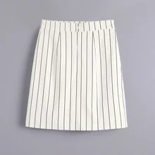 COZARII, летняя Женская Повседневная стильная прямая мини-юбка в полоску, Женская юбка faldas mujer moda, женские юбки для вечеринок