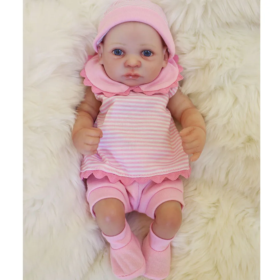 OtardDolls bebe reborn doll 25 см полностью виниловая кукла Реалистичная ручная роспись