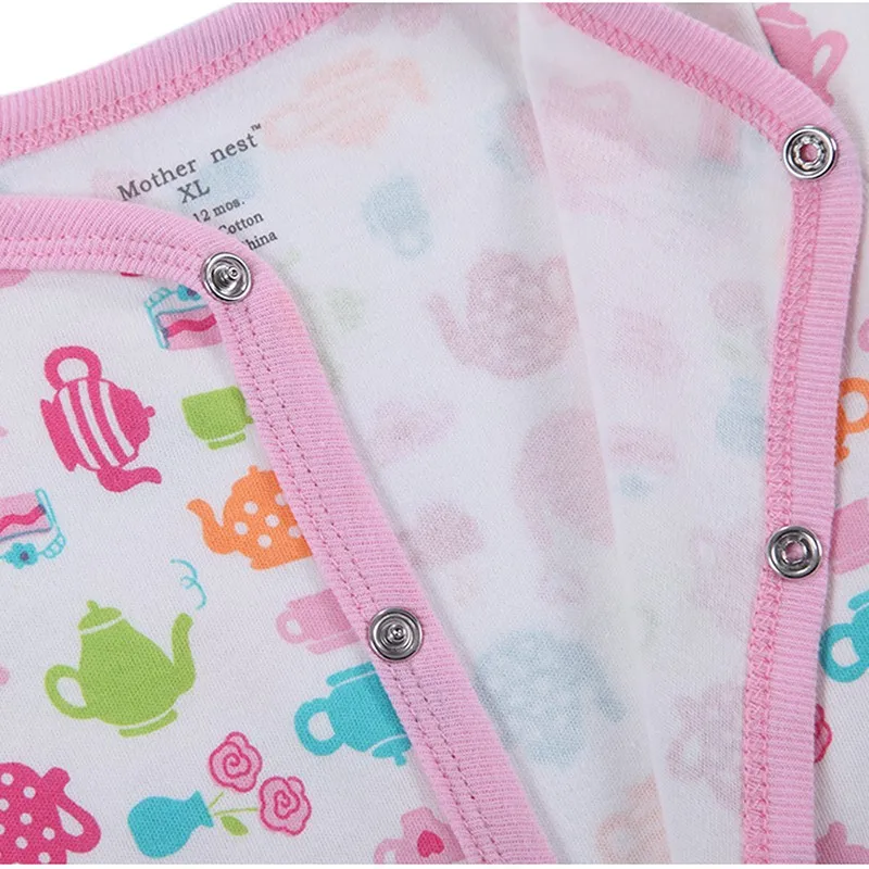 2016 New Brand Spring Summer Baby Rompers Pajamas Boys Girl Clothes Cute Monkey Newborn Jumpsuits Infant Clothing Sleepwear (6)