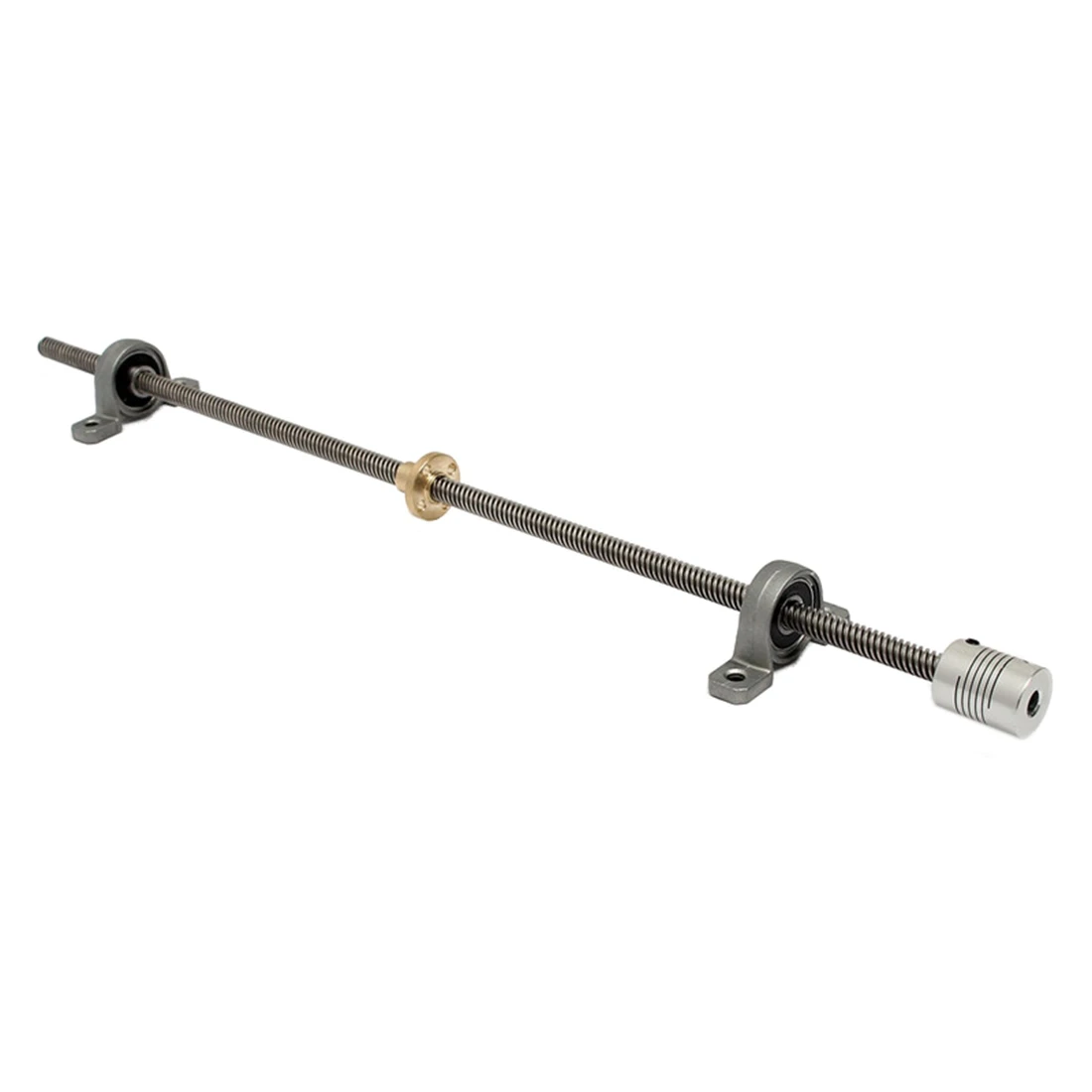 

Cheapest 3D printer T8 Screw Lead Screw 400mm Steel Lead Screw Shaft Nut Mounting (1PZ)