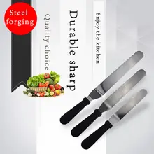 6/8/10 дюймов Нержавеющая сталь лопатка для торта масло кремовая глазурь Ножи гладкой Кухня печенье торт украшения инструменты AA