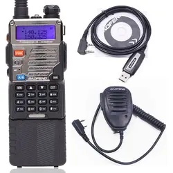 Baofeng UV-5RE 8 Вт мощный портативной рации Портативный ФИО Comunicador 10 км Long Range cb Любительское радио 8 Вт для лес Сити UV5RE UV5R