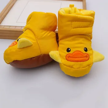 

Baby Shoes Waterproof Anti-fall Cotton Warm Winter Cartoon Newborn Infant Bootie S7JN