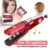 Паровой выпрямитель для волос Электрический утюжок steampod Керамический выпрямитель для волос Инструменты для укладки волос kemei утюжок для волос вафли 4 - изображение