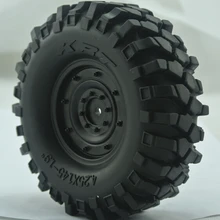 1," масштабные колеса/диски+ 96 мм шины(4) Tamiya CC01 F350 RC8WD 1/10 Gelande II Cruiser/FJ40 SCX10 SCALEDefend JEEP D90 Wrangler
