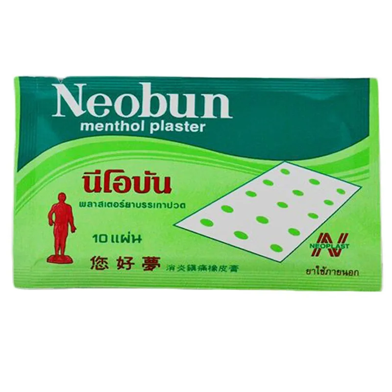 Ментол 40 шт./4 сумки Таиланд боли вставить лечение артрита периартрит патч боли в суставах Relif расслабляющий массаж штукатурка китайская медицина лечебный пластырь
