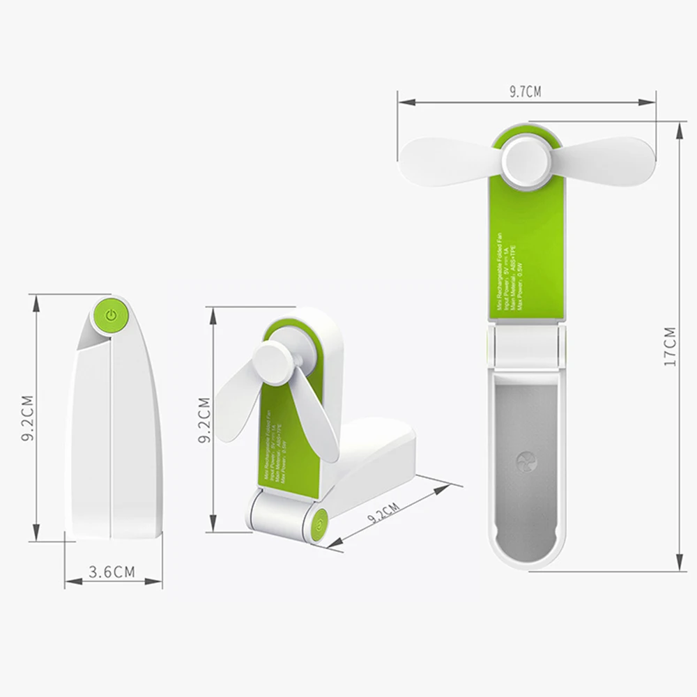 Мини-вентилятор, 2 скорости, регулируемый, USB, перезаряжаемый, портативный, ручные, личные вентиляторы, для дома, офиса, улицы, путешествия, тишина, ресницы, вентилятор