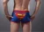 Free Shipping Superman Men's Boxer Shorts male Underwear Boy Retro Hipster Vintage Cool