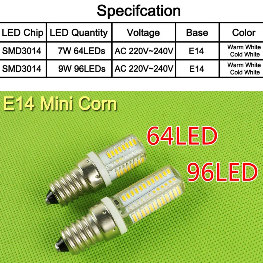 Мини E14 светодиодный лампы светильник 9 Вт 7 Вт светодиодный лампы 3W 5W 220V Светодиодный светильник E14 холодный теплый белый Lampara светодиодный лампы в форме свечи Точечный светильник Лампада светодиодный
