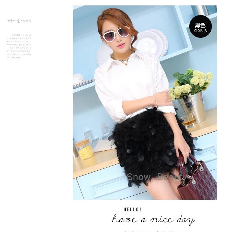 turkey fur skirt for ladies (13)