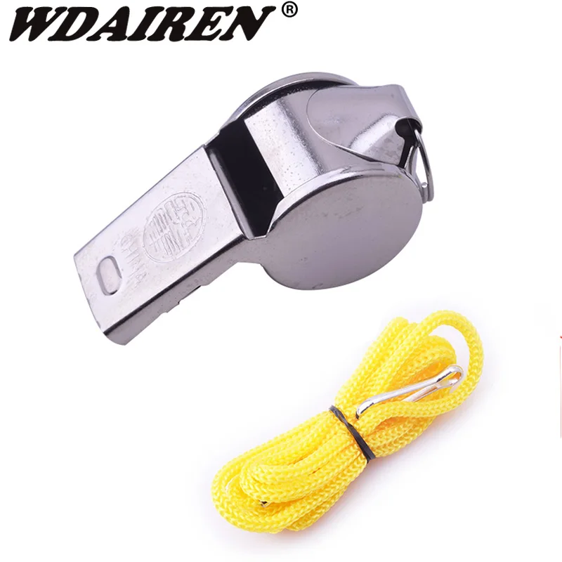 

1Pcs Rugby Party Training Like Metal Whistle Referee Sport Whistle School Soccer Football Outdoor sports wholesale