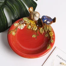 Diameter 13CM Decoration Wedding Plate Ceramic Porcelain Home Bowl Container European luxury life Diameter 13CM Decoration Wedding Plate Ceramic Porcelain Home Bowl Container European luxury life