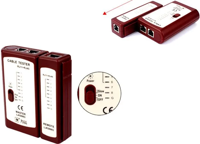 LJK-20003 многофункциональный кабель кабельный тестер, измерения линии устройства, сетевой тестер телефонной линии тестер