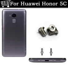2 шт Серебряный/золотой/черный для huawei Honor 5C Buttom Dock Винты винт для корпуса гвоздь для huawei Honor 5C 5 C мобильных телефонов