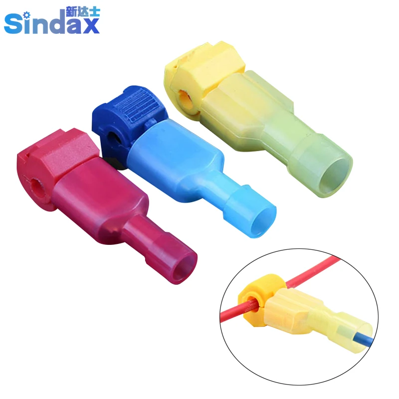 Azu Movilideas Conector Cable Caja con 100 robacorrientes Scotch lock empalme r/ápido