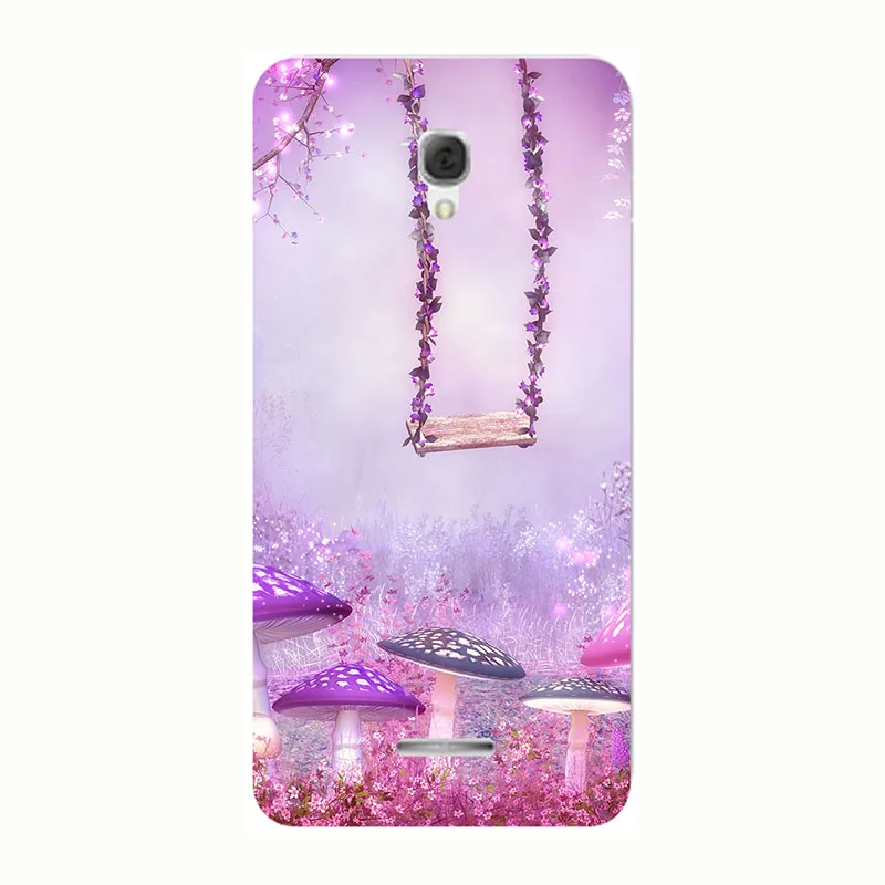 Мягкий чехол из ТПУ с 3D рельефным HD УФ рисунком для Alcatel One Touch Pixi 4 5 0 3G версия OT 5010