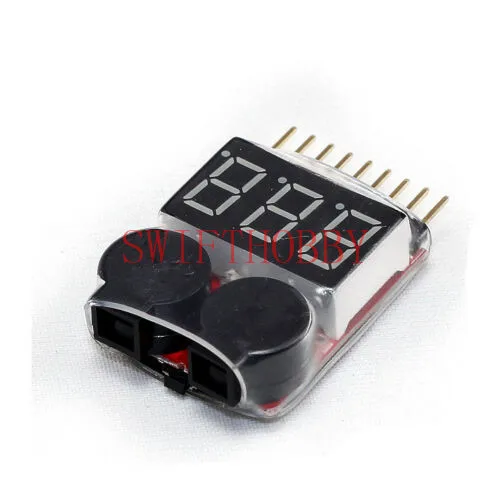 Lipo Alarm батарея низкого напряжения 1S 8S Buzzer индикатор RC Checker