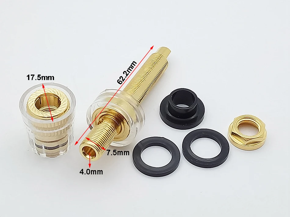 de alta fidelidade conector, 19mm ligação pós