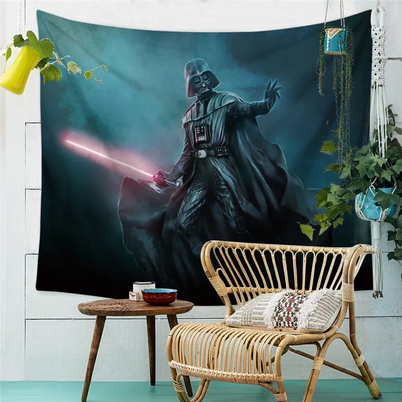 

Wall Hanging Large Tapestry Punk Star War Printed Polyester Home Decor Bed Sheet Summer Beach Cover Blanket Picnic Yoga Mats