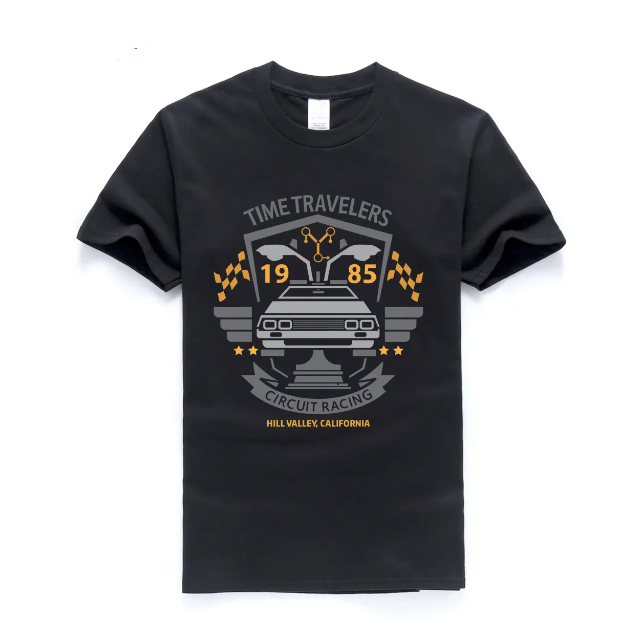 Printing Back To The Future Cars Cute T Shirts Adult Crew Neck Short Sleeve Tee Shirts Low Price Youth Extreme Funny T-shirt