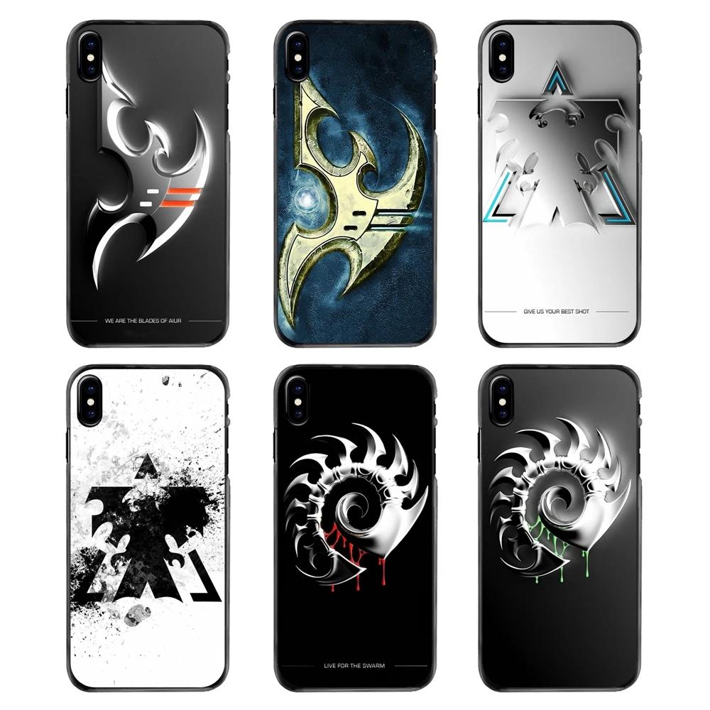 

StarCraft Logo Games Blizzard Art For iPhone 4 4S 5 5S 5C SE 6 6S 7 8 Plus X XR XS Max iPod Touch 4 5 6 Plastic Black Cover Case