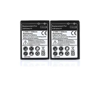

For Samsung GT-i9100 Phone 2X 1650mah Replacement rechargeable Battery For Samsung Galaxy S2 i9100 GT-i9100 Cell Phone Batteries