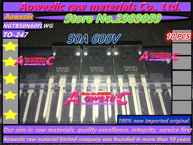 Aoweziic 2018 + 100% новая импортная оригинальная HGTG12N60A4D 12N60A4D NGTB50N60FLWG 50N60FL FDL100N50F 100N50F к-247 транзисторы