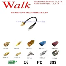 FME Женский SMA женский кабель RG174, FME SMA кабель RG174, антенна SMA кабель