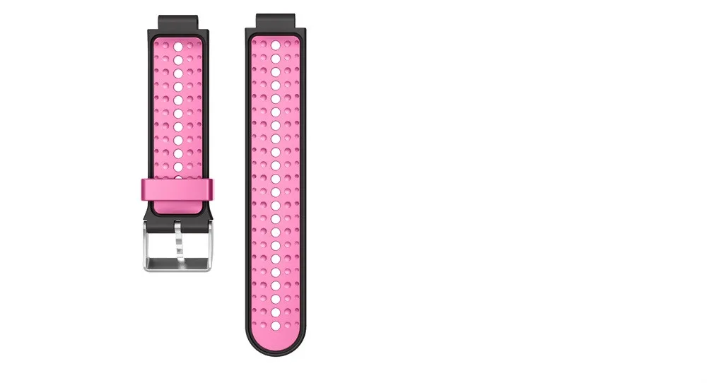 Мода двойной Цвета Мягкие силиконовые смарт-часы замена спортивные часы группа ремешок для Garmin Forerunner 235