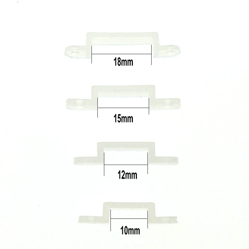 Зажим для светодиодной ленты 10 мм 12 15 18 установки шт./лот|strip clip|led strip clipled connector |