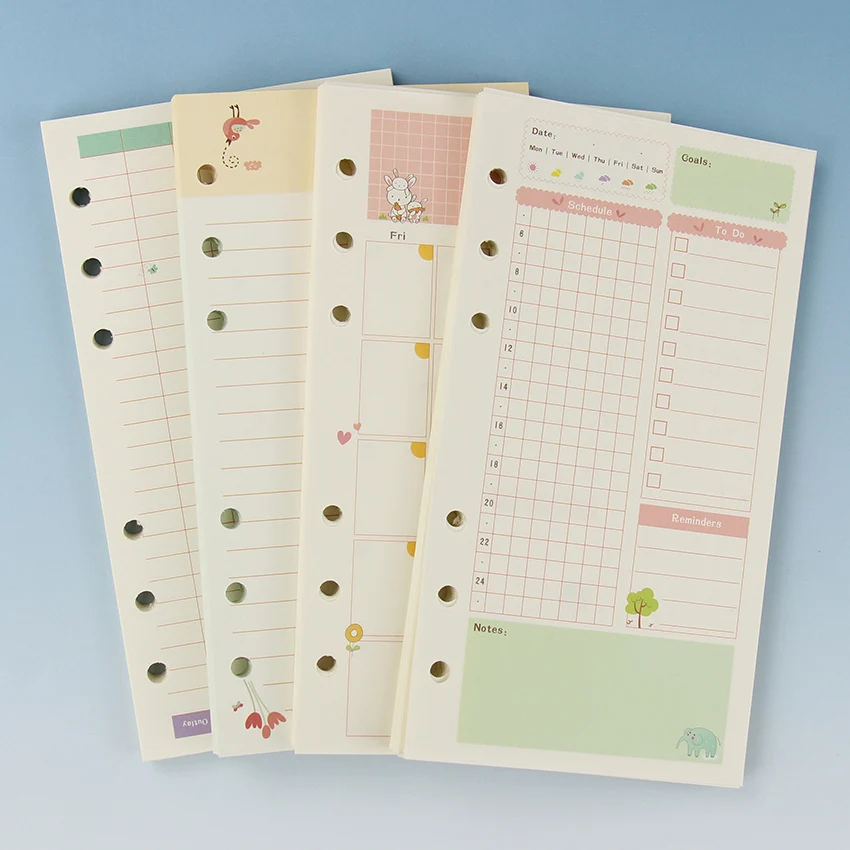 colorful diary notebook Cute colorful diary refills spiral notebook