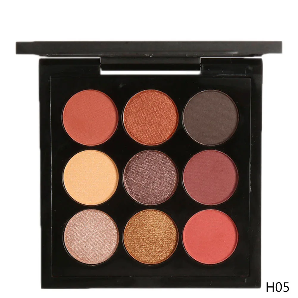 

9 Colors Eye Shadow Makeup Shimmer Matte Pigment Metallic Eye Shadow Glitter Eyeshadow Palette FOCALLURE Eyeshadow Palette