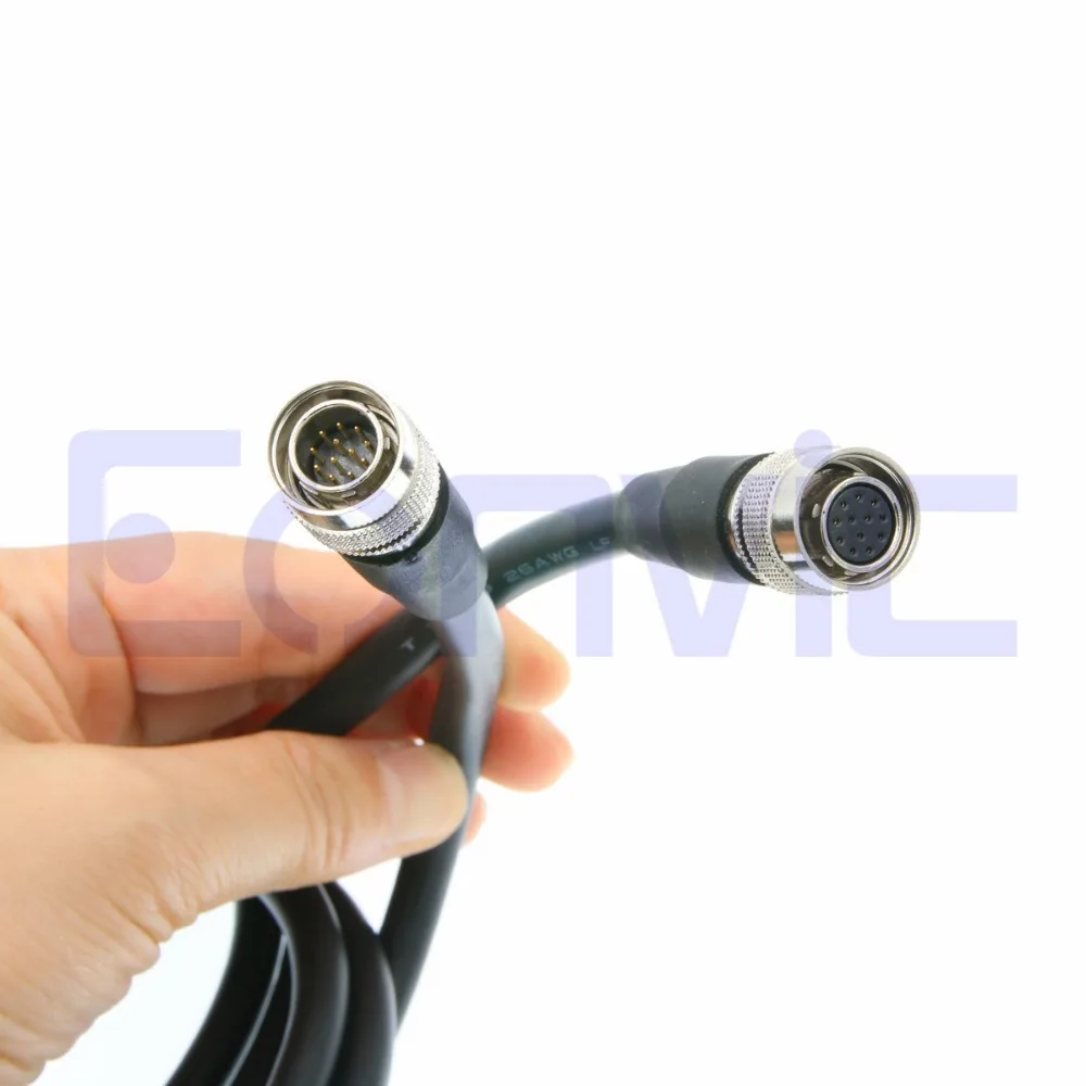 10m Coaxial 12 Pin Hirose Male To Female Hirose Cable For Sony Camera