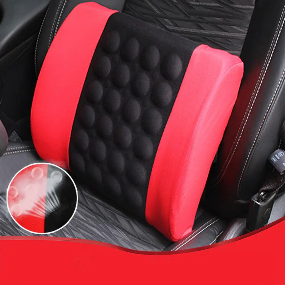 Dragonpad Car Waist Cushion Automobiles Comfortable Memory Foam Waist Pillow Slow Rebound Lumbar Pillow Cushion Relieve Pressure