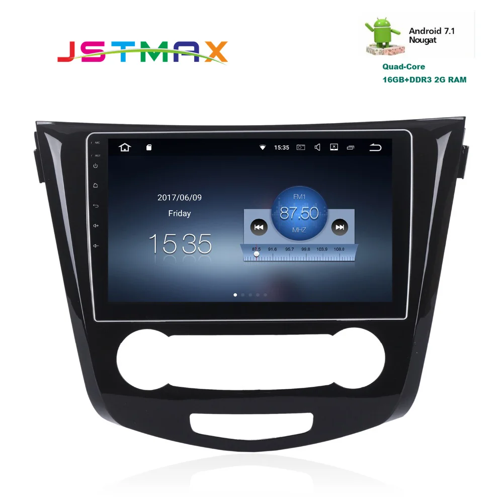 Автомобильный 2 din android 7.1.1 gps Navi для Nissan Qashqai 2014 + X trail Авторадио навигационный