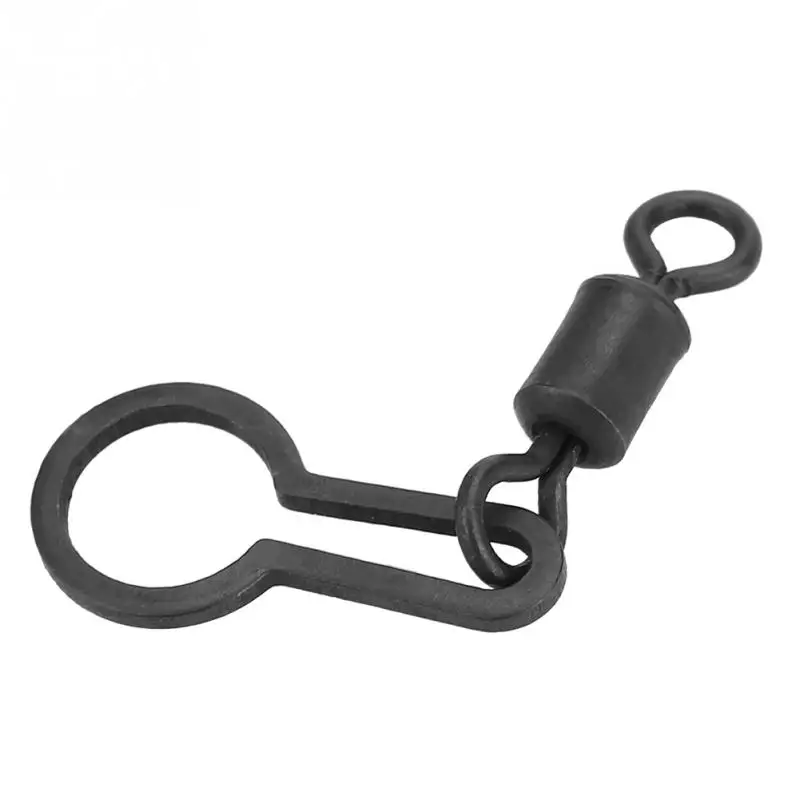 

20Pcs Fishing Swivel Rolling Swivel Fishing Hook Connector Racket Shape Copper Fishing Snaps Swivel Rolling Snap Accessory