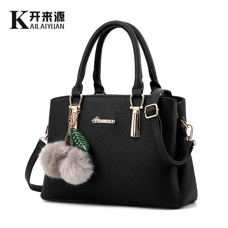 

KLY 100% Genuine leather Women handbags 2018 New fashionista embossed shoulder bags of western style air bag Messenger Handbag