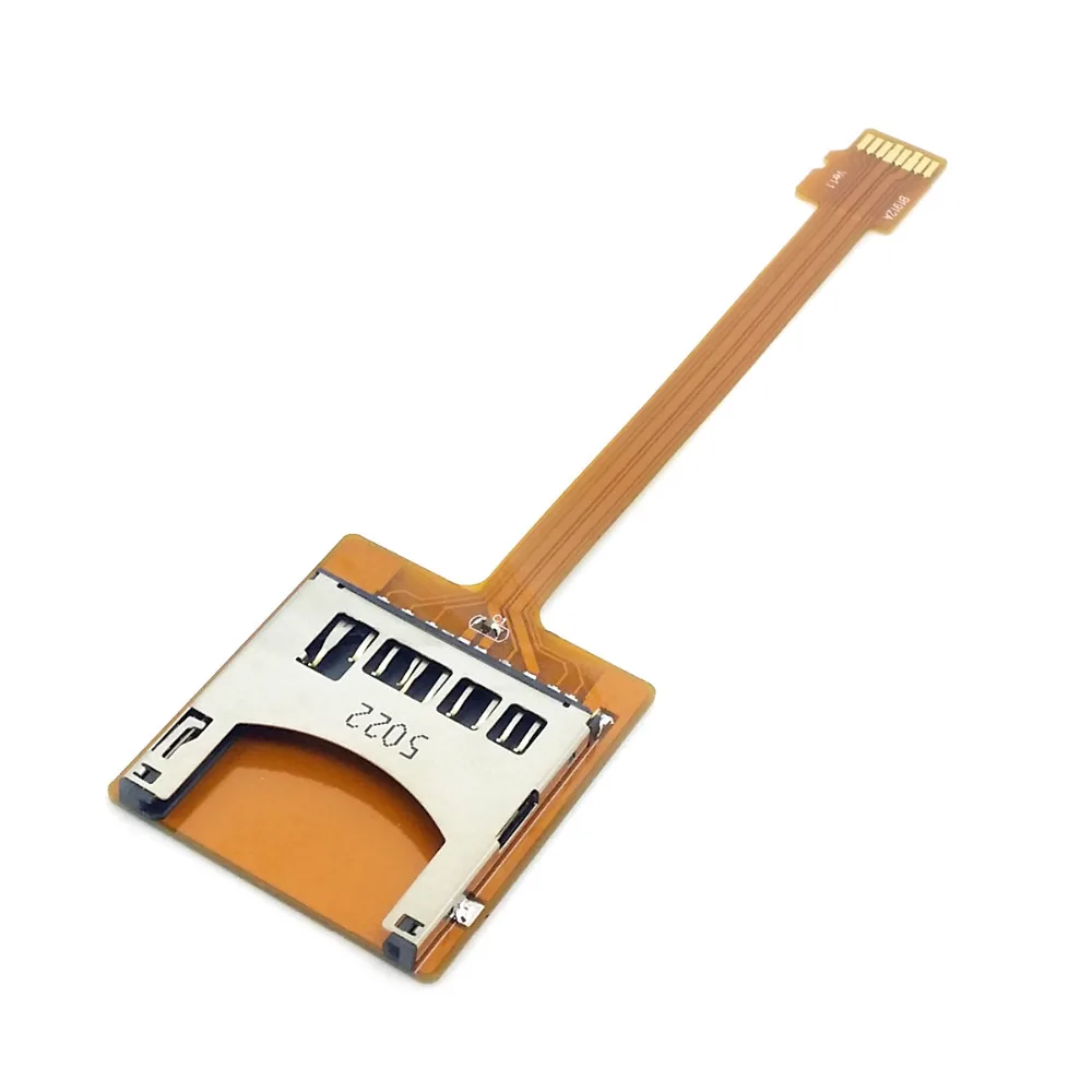 

Micro SD TF Memory Card Kit Male to SD Female Extension Soft Flat FPC Cable 10CM