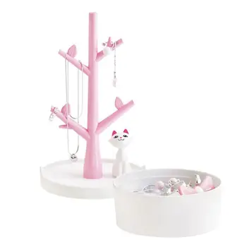 

Cat Tree Jewelry Holder Necklace Earring Bracelet Trinket Holder Organizer Rack Tower Drying Rack